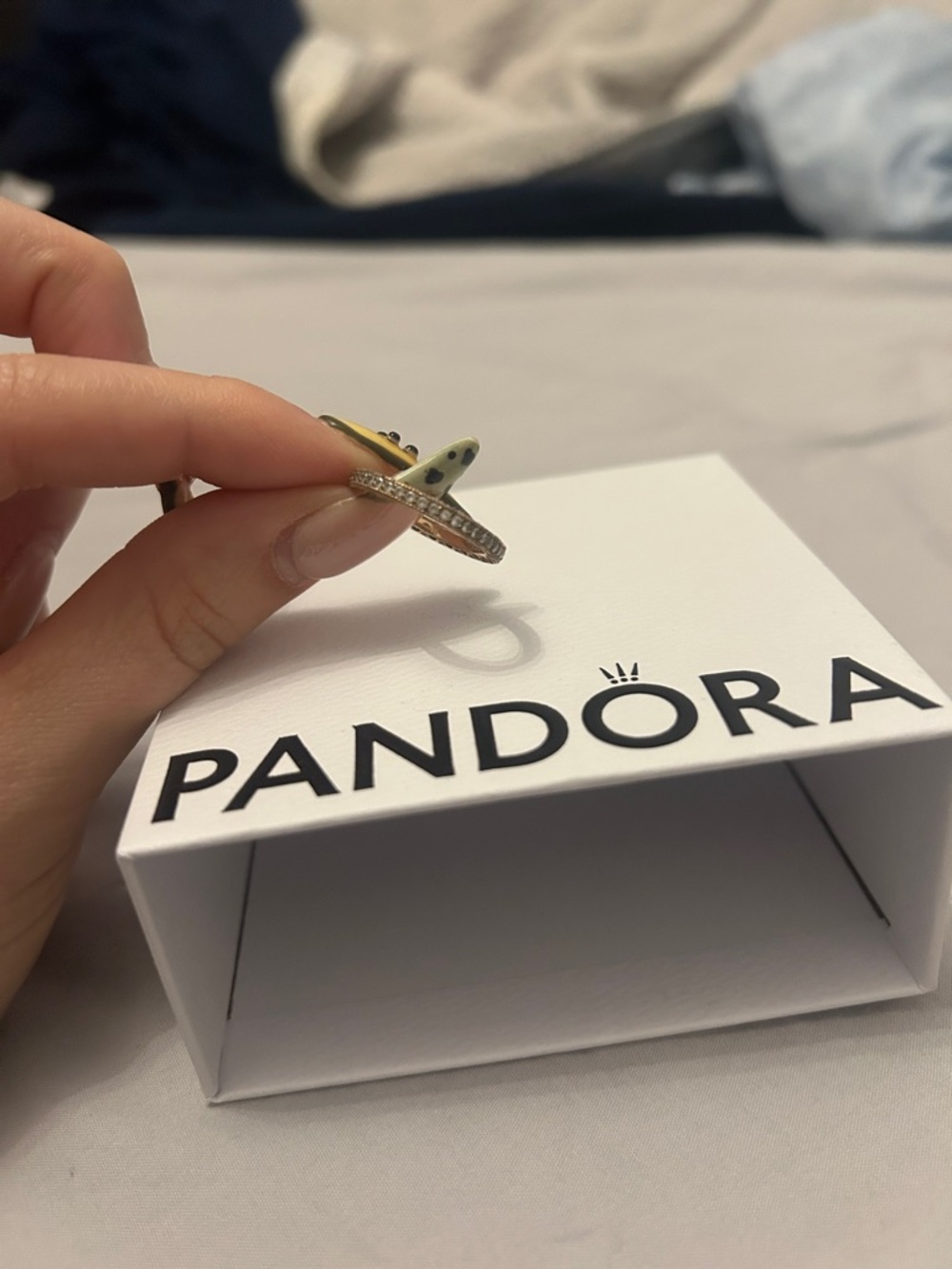 Pandora rose gold ring